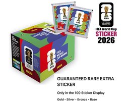 Display 100 Packs Panini FIFA World Cup 2026