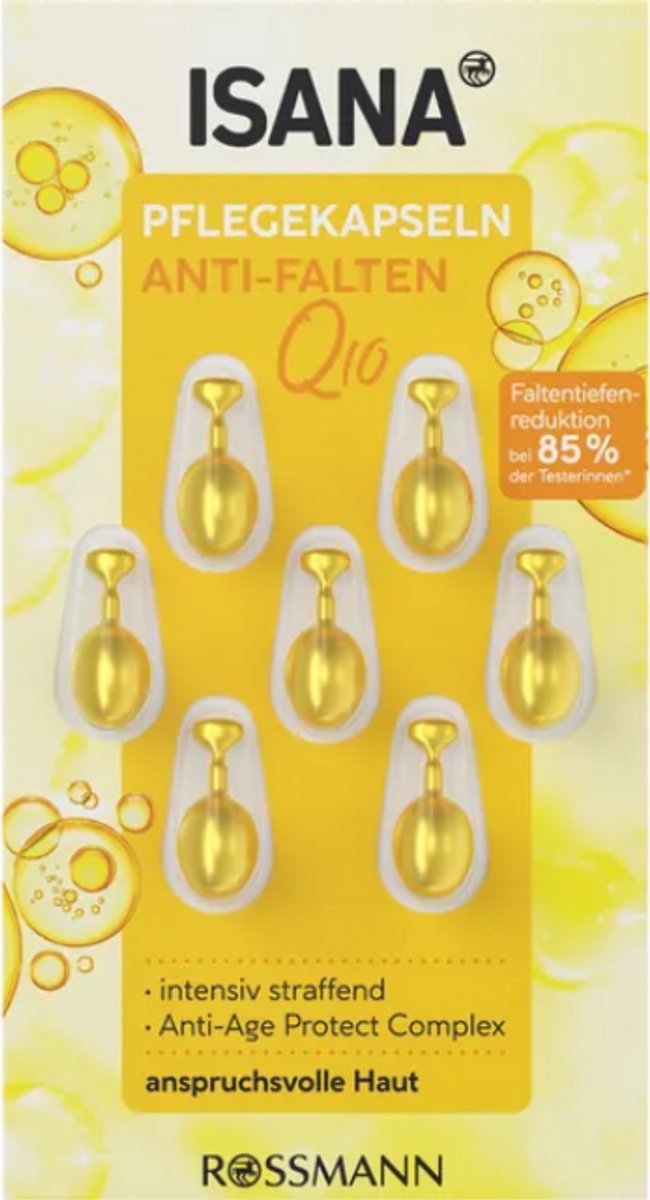 ISANA Concentraat Q10 Anti-Rimpel capsules - 7 stuks - Anti-rimpel - Anti-Aging Complex - 7 stuks