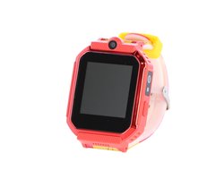 Accutime Kinderhorloge Pikachu - Smartwatch Kind - Kinderhorloge met Spelletjes - Smartwatch Kinderen - Selfie Camera - Rood