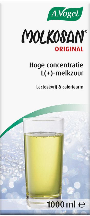 A.Vogel Molkosan drank - Geconcentreerde melkwei | Lactosevrij & caloriearm - 1000 ml