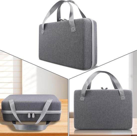 Harde Beschermcase voor Cricut Joy Xtra met Opbergtas voor Accessoires en Gereedschap, Grijs — afbeelding 2