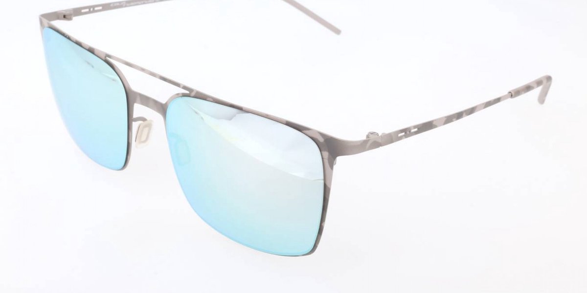 Italia Independent MOD 0212 I THIN METAL Havana grey 58/18/140 MAN Zonnebrillen
