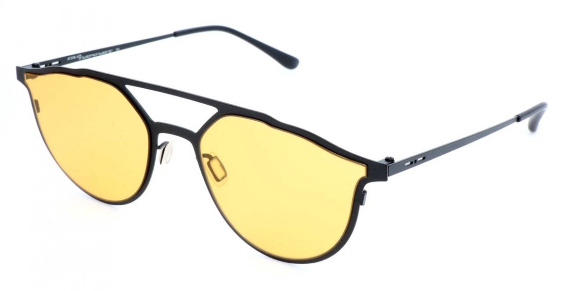 Italia Independent I I 0256 THIN METAL B. 2 Black matte 56/19/145 UNISEX Zonnebrillen