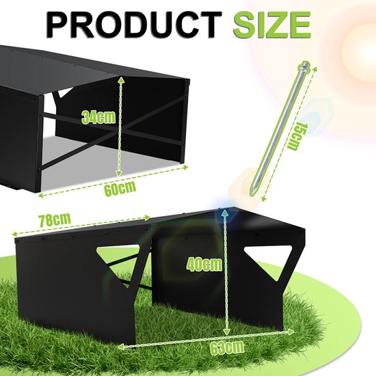 Grasmaaier Garage robotmaaier dak 78 * 60 * 34CM Gazon Robot Professional Garden — afbeelding 2