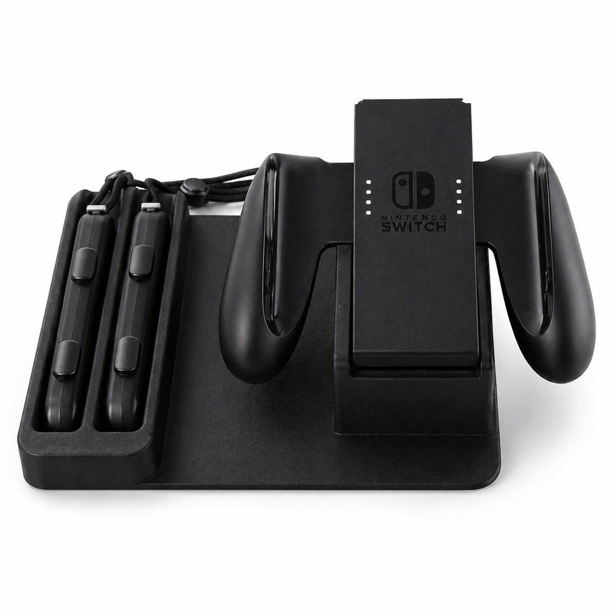 Nintendo Switch Controller Houder - Joy Con Oplader Stand Alternatief - Controller Standaard Organizer Voor Gaming Accessoires - Opbergstation Voor Joycons En Grip - Gaming Bureau Organizer - Zwart