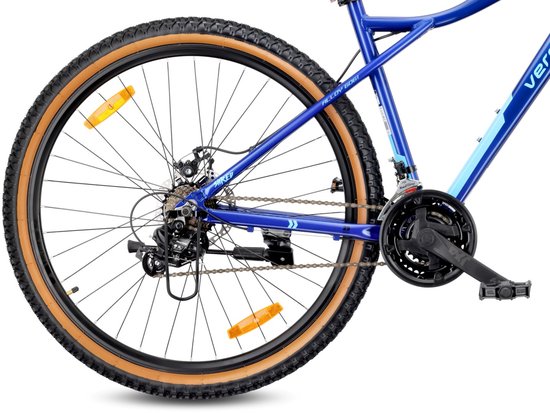 VERDANT SHRED Mountainbike 29", MTB-fiets voor dames en heren, fiets 29 inch - aluminium frame, schijfremmen, 21 versnellingen - Blauw van Verdant — afbeelding 5