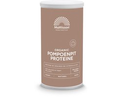 Mattisson - Biologische Pompoenpit Proteïne Poeder - 58% Eiwit - Vegan Eiwitpoeder - 250 Gram
