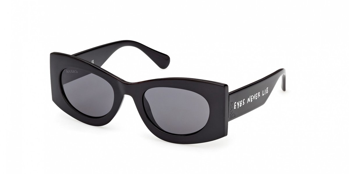 Max &co MO0131 Shiny black 52/22/140 WOMAN Zonnebrillen