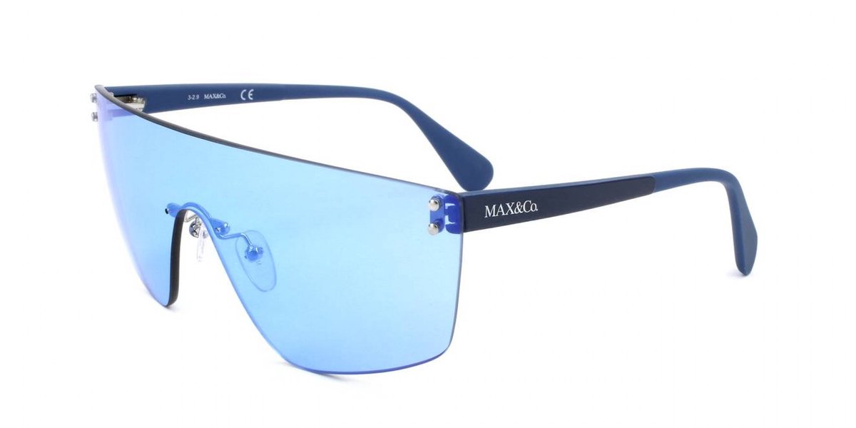 Max&co. MO0013 Shiny blue 0/0/135 WOMAN Zonnebrillen