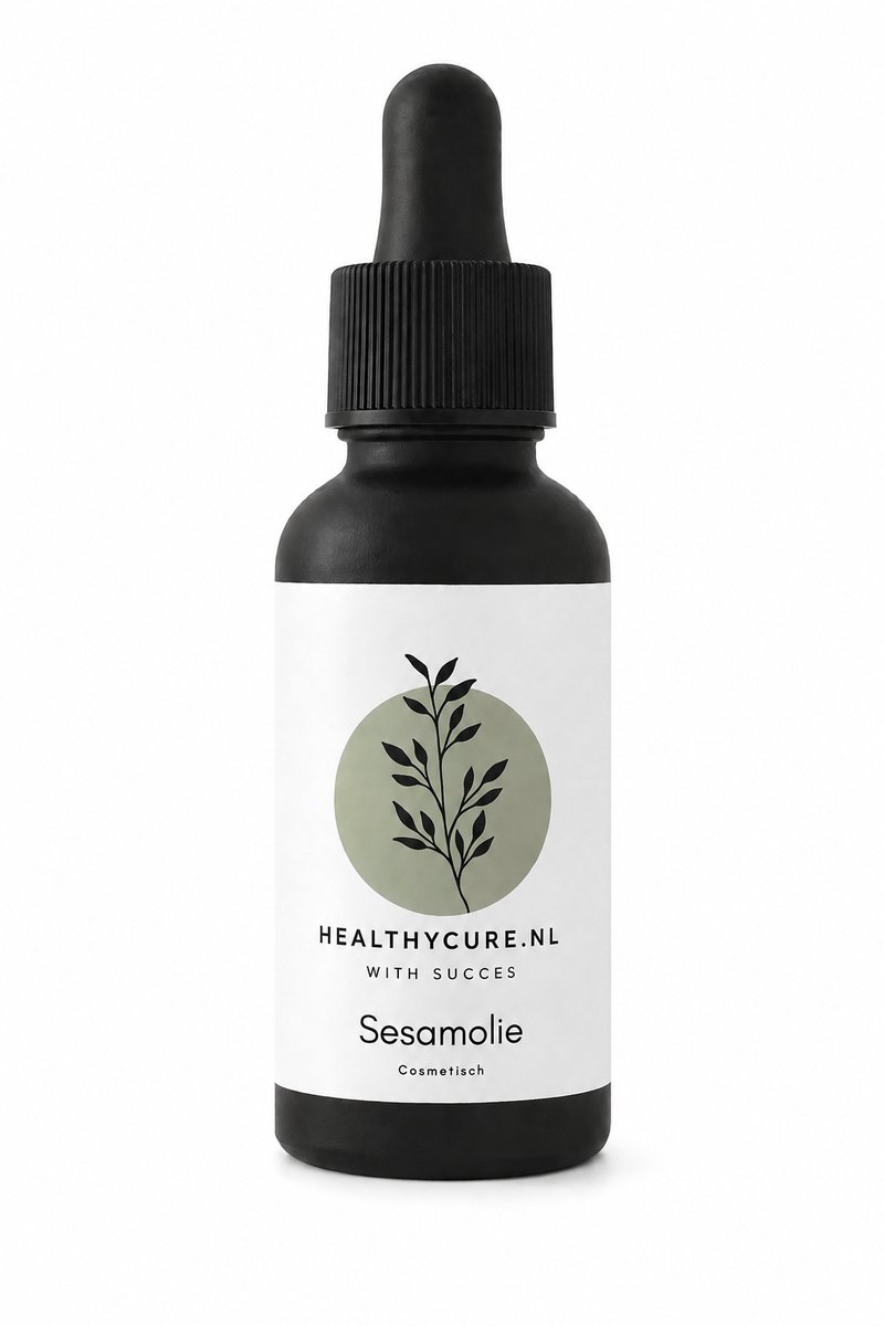 Healthycure.nl Sesamzaadolie – 50 ml – 100% Puur – Haarolie & Huidolie