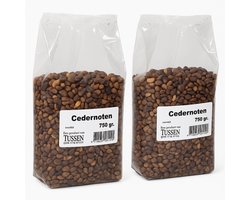 2x Cedar Pet Cedernoten 750 gr - Gezonde Snack voor Knaagdieren en Papegaaien - Evenwichtige Spijsvertering