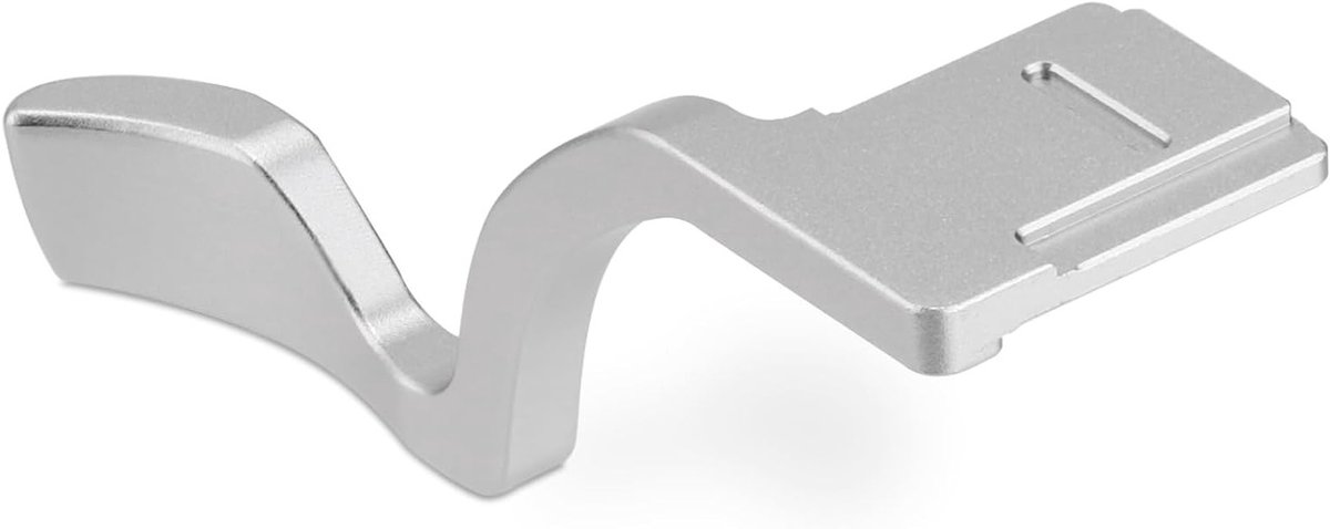 Metaal Duimsteun Handgreep voor Nikon Zf ZF Camera Accessoires - Silver, Ergonomisch Ontwerp, Verbeterde Grip en Stabiliteit