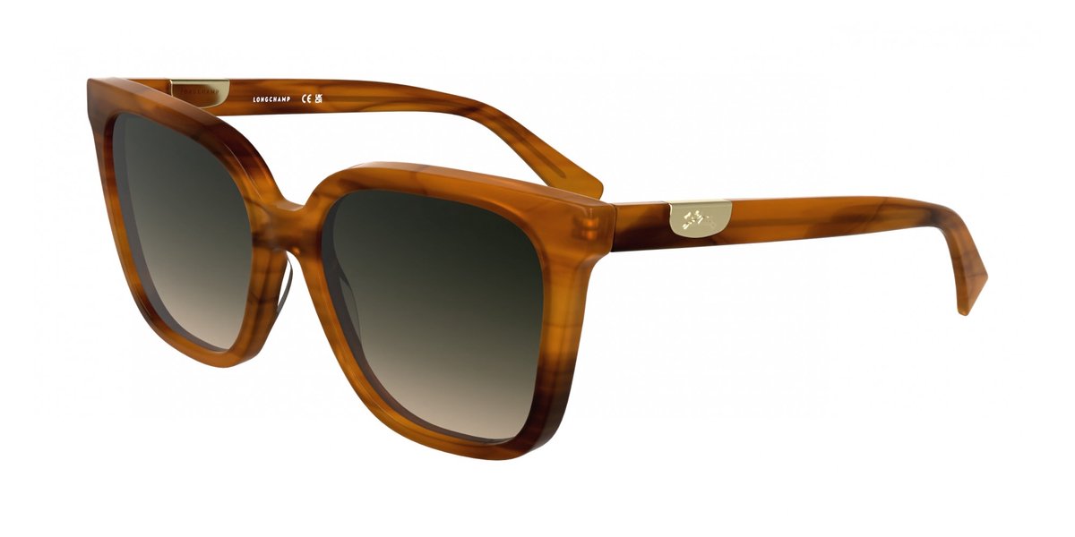 Longchamp LO772S N Striped brown 55/17/140 WOMAN Zonnebrillen