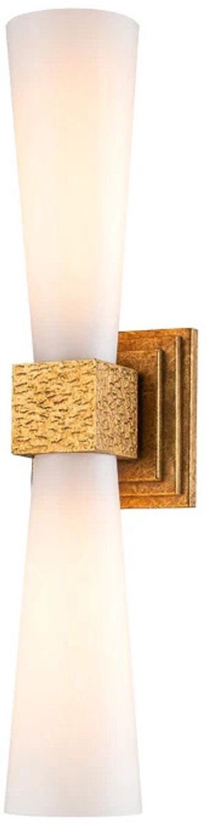 Elstead Lighting LED Wandlamp Kristy | 2X E27 Max 4W | Distressed Gold