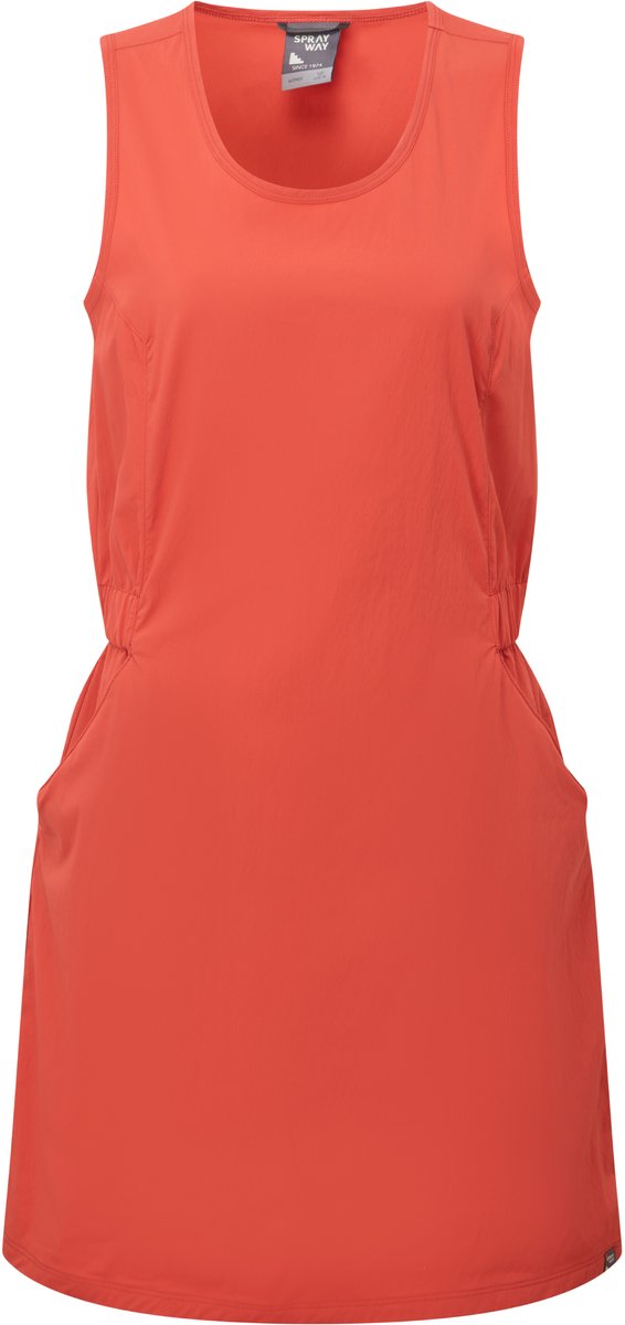 Sprayway Escape Trail Dress Women Jurk Dames Deep Koraal