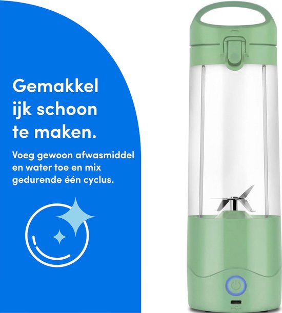 DDStar® Draagbare blender - Smootiemaker - Draadloze blender - 475ml van DDStar® — afbeelding 4