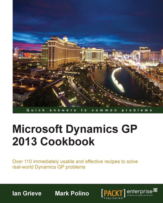 Microsoft Dynamics GP 2013 Cookbook - cover