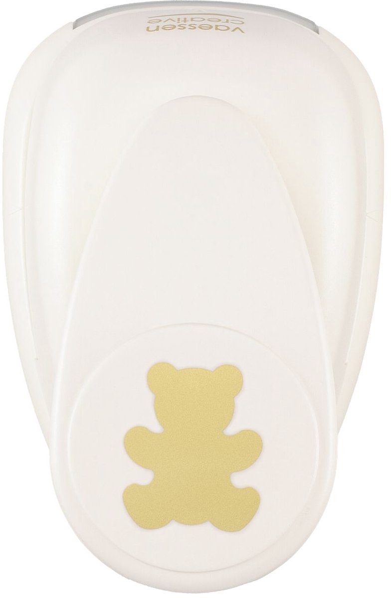 Vaessen Creative Pons - Figuurpons - Beer - 3,8 x 4,5 cm