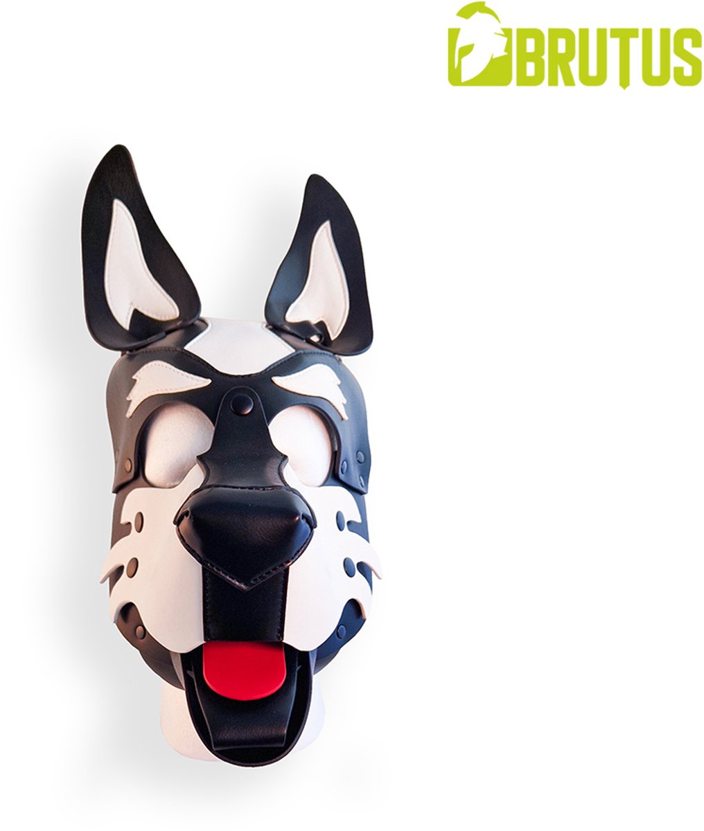 Brutus Vegan Puppy Hood - Zwart/Wit