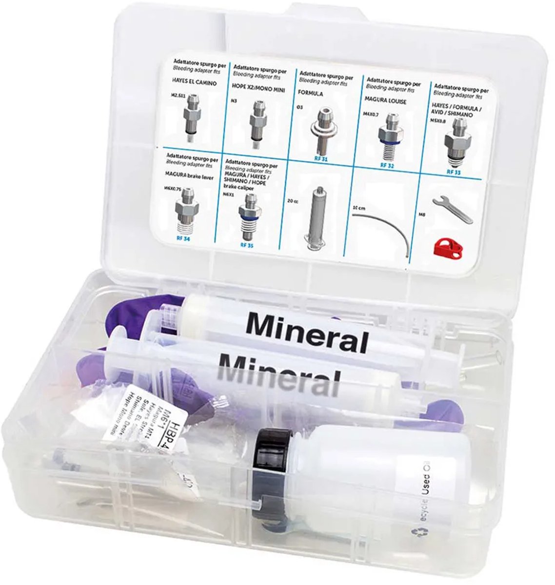 Brn Mineral Remmen Ontluchtingsset Transparant