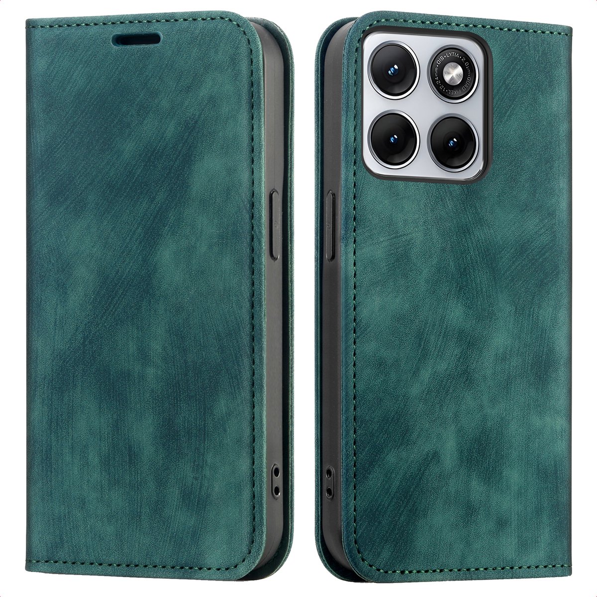 imoshion Hoesje - Geschikt voor Motorola Edge 70 Fusion - Slim Bookcase - Groen