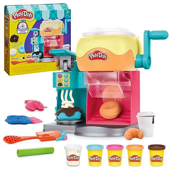 Play-Doh Donutshop-speelset, keukenspeelgoed, knutselen voor kinderen van 3+