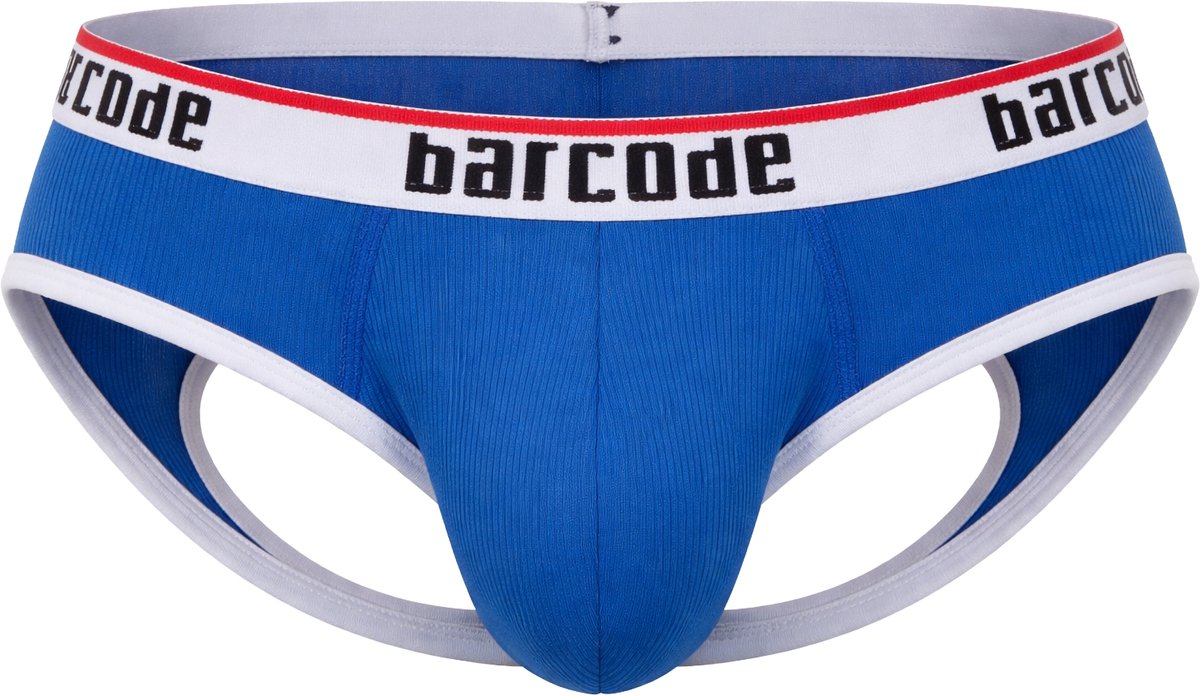 Barcode Berlin Maxime Backless Brief Royal - MAAT S - Erotisch Heren Ondergoed - Slip voor Man - Sexy mannen Slip