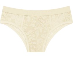 MODUS VIVENDI Floral Lace Classic Brief Ivory - MAAT S - Erotisch Heren Ondergoed - Slip voor Man - Sexy mannen Slip