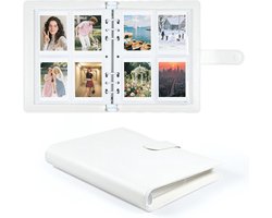 240 foto's 5 x 3 Inch Navulbaar PU-leer Album met pagina's, Geschikt voor Fujifilm Instax Mini 12 11 9 8+ 8 99 40 90 7 Evo LiPlay Polaroid Snap/PIC-300/Z2300 Instant