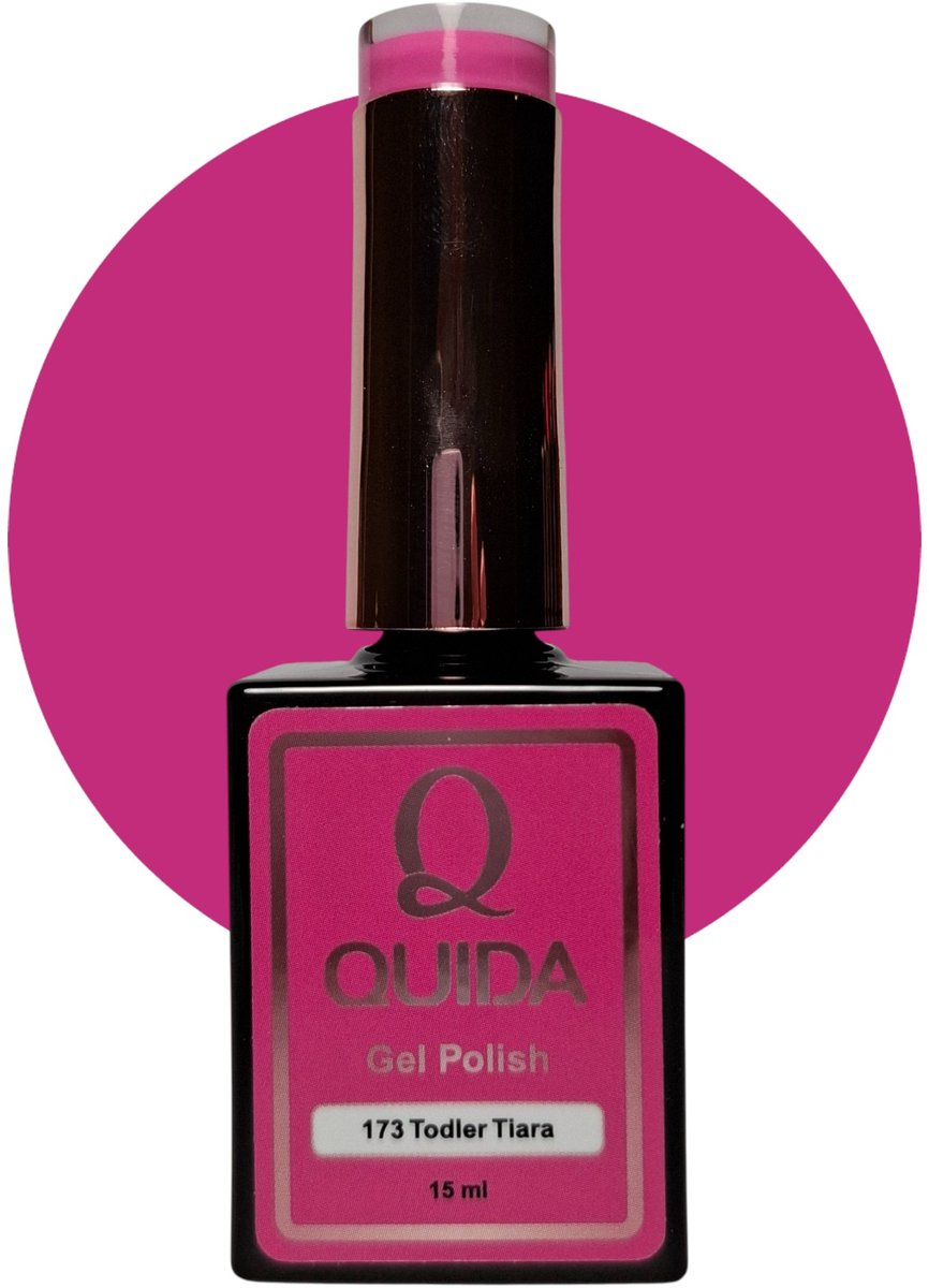Quida Gelpolish Toddler Tiara #173 – Fris & Vrolijk Helderroze