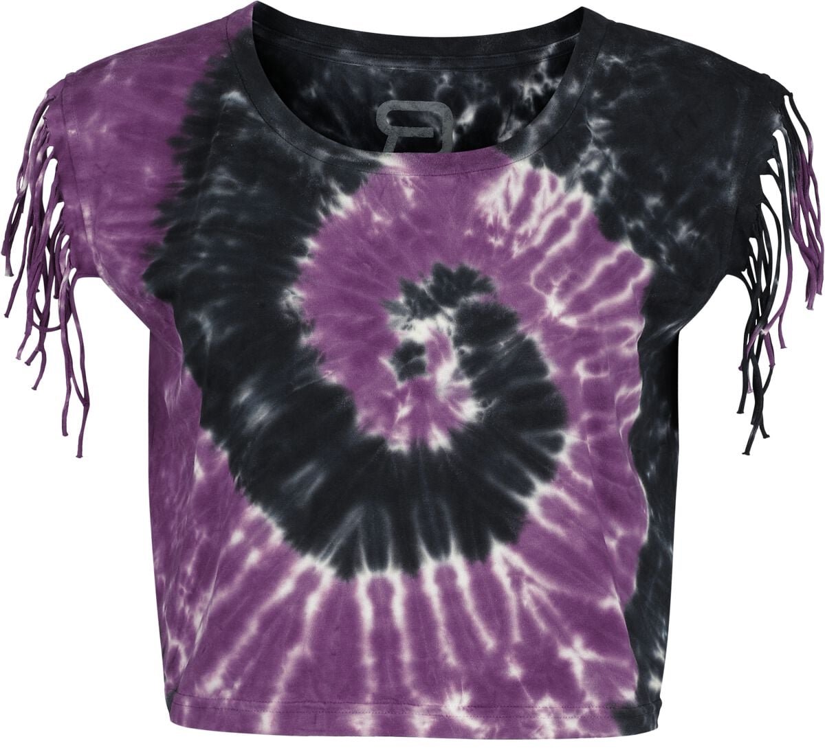 R.E.D. Rock-Engineered Design multicolor cropped top met tie-dye effect - Dames - S