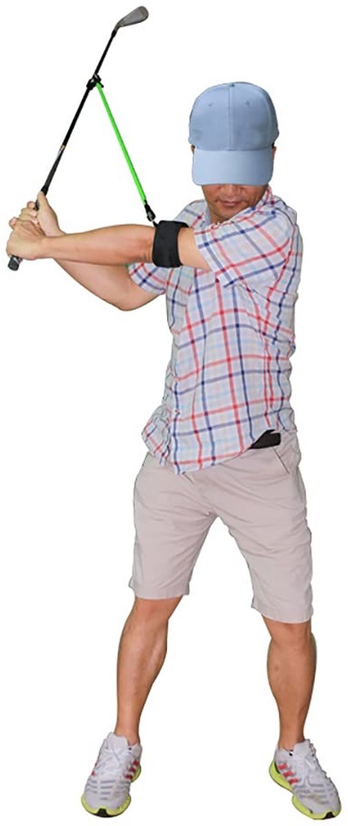 Golden crown - Golf Swing Trainer - Flexibel en Duurzaam - Ideaal voor Thuisgebruik - Rubber Golf Swing Touw - Geschikt voor Alle Golfers - 27,8 x 19,3 ... van Golden Crown — afbeelding 4