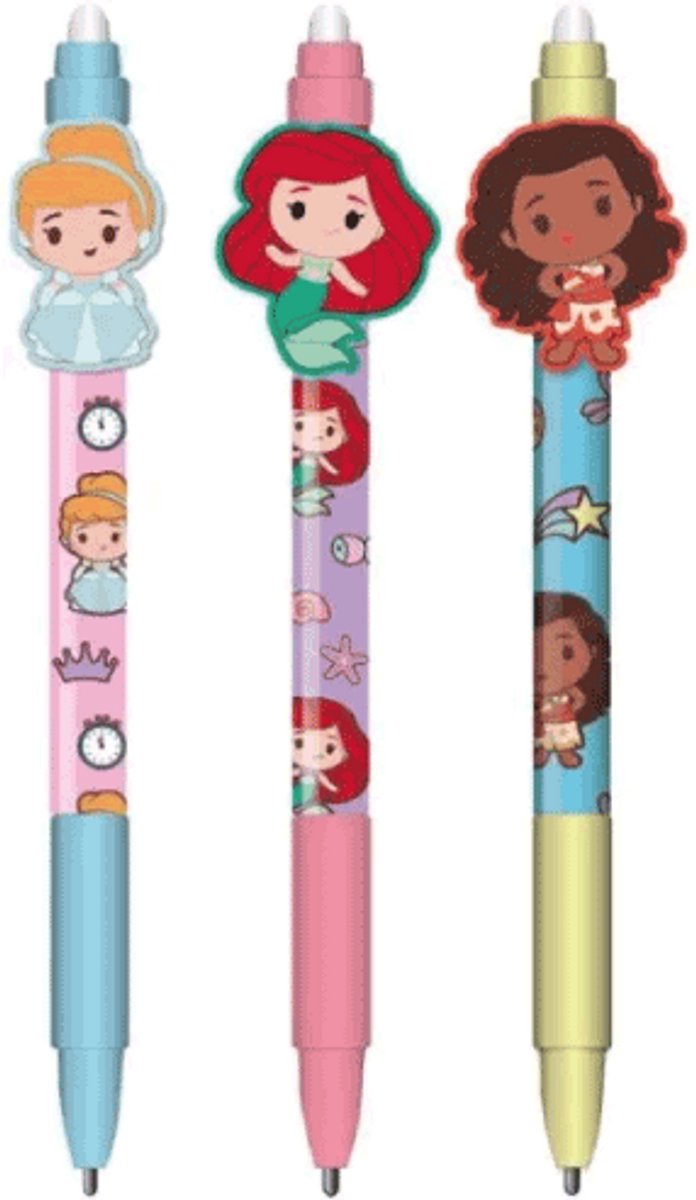 Twisk Disney Princess uitwisbare gelpennen set 36 stuks display.