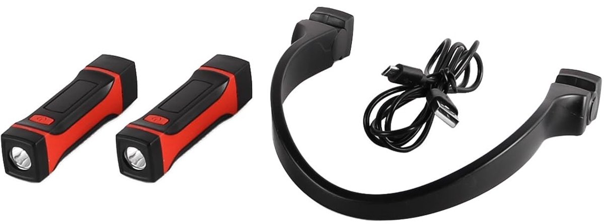 Oplaadbare Neklamp met Magnetische Basis - Handsfree Werkverlichting