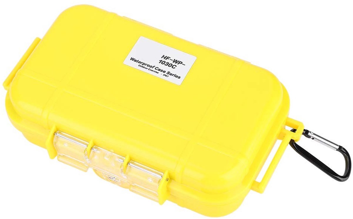 Waterdichte Opslagdoos - Schokbestendige en Luchtdichte Container (Rood)
