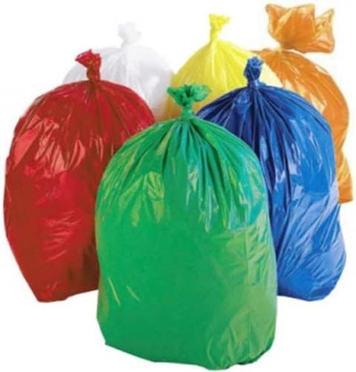 Afvalzakken - Vuilniszakken - Afval Scheiden - Sterke Kwaliteit - 100 Liter - Oranje