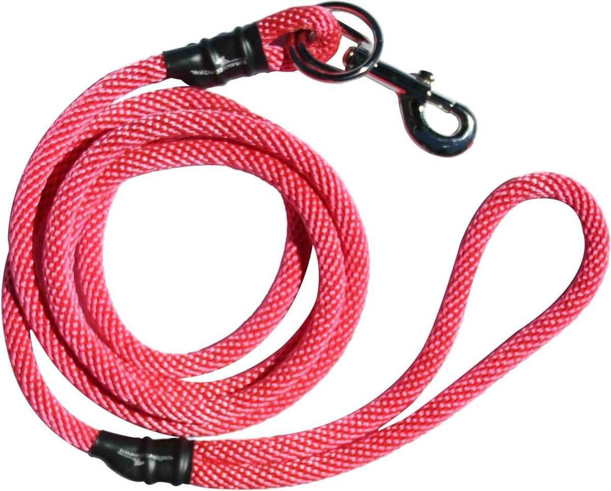 Hondenriem - Hondenlijn Walkie - Comfortabel Wandelen - Voorkomt Trekken - Large - Roze