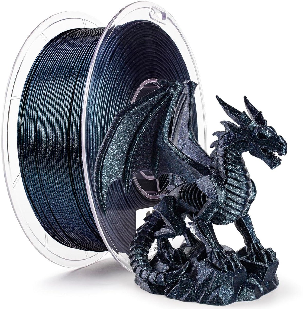 Glitter PLA Filament - 3D Print Draad - Creatief Printen - Kameleon Kleur Effect - 1 kg - Blauwgroen