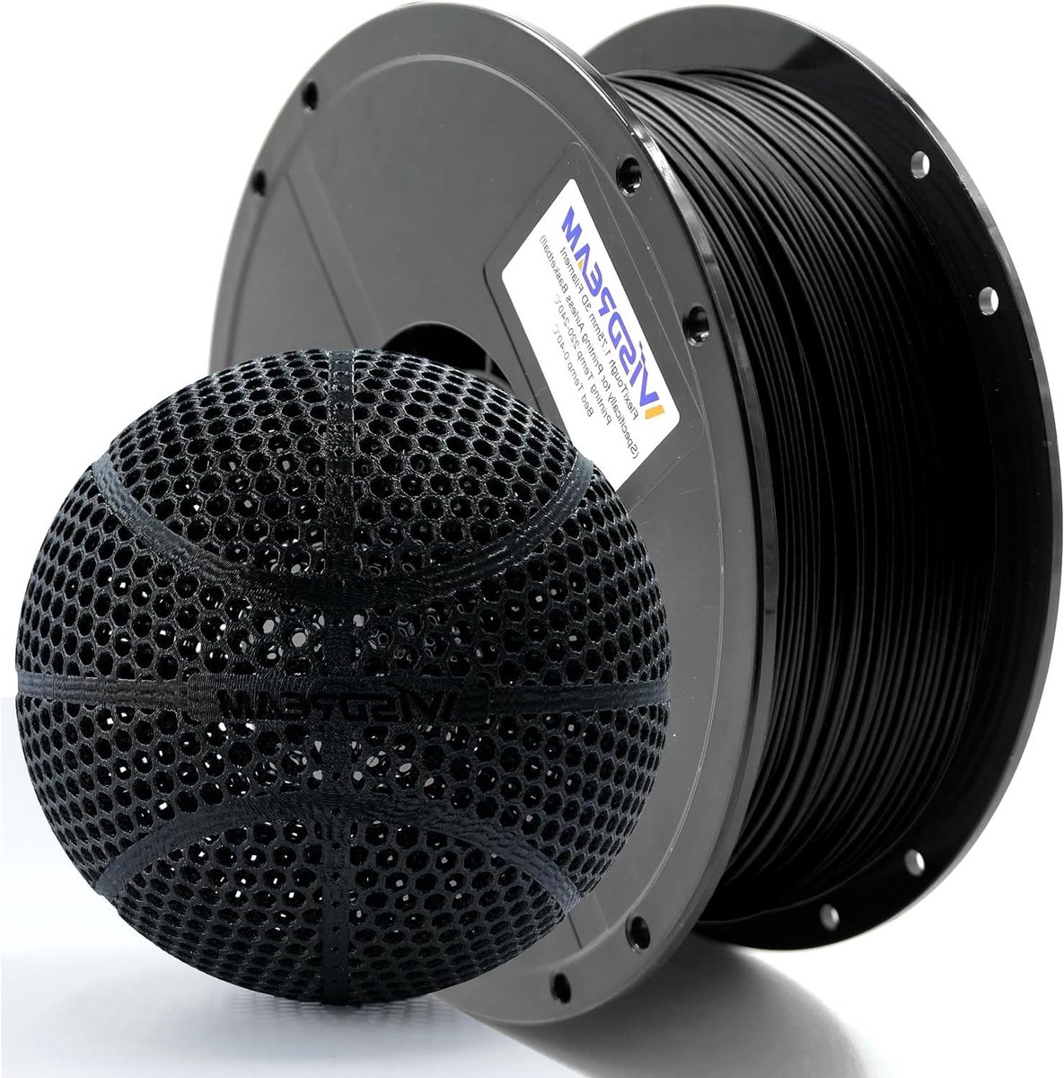 Flexibel Filament - 3D Print Draad - Sportballen Maken - Airless Ontwerp - 175 mm 1 kg - Zwart