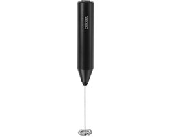 Blokker Melkopschuimer Handmatig - Aan/Uit knop - AA batterij - Eenvoudige reiniging - Draadloos - Matcha mixer - Zwart - MK-131102.1