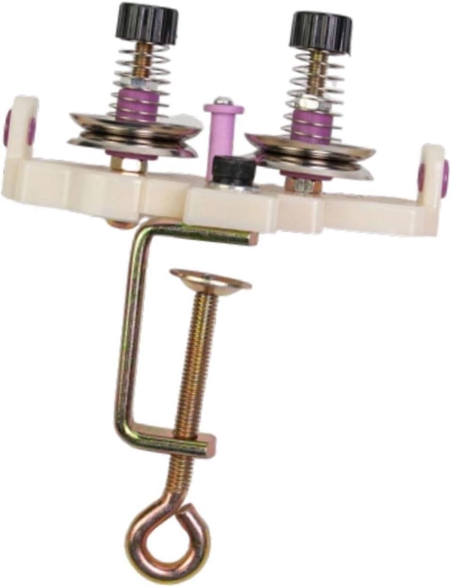 Draadopwinder - Lintgeleider - Naaiwerk Organiseren - Dubbelzijdig - 106 cm - Zilver