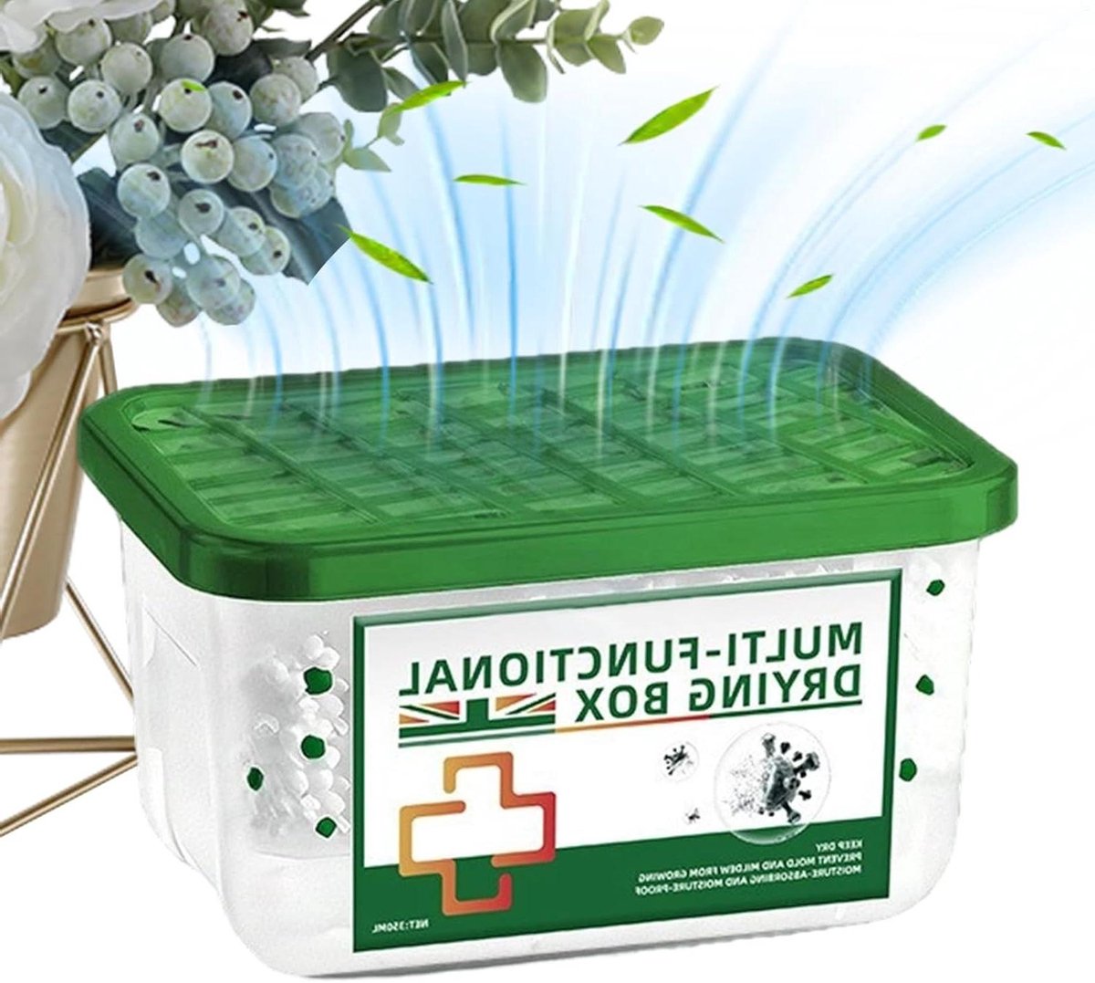 Luchtreiniger Voor Thuis - Geurauto Stofverwijderaar - Frisse Lucht - Stille Automatische Werking - 350 ml - Wit