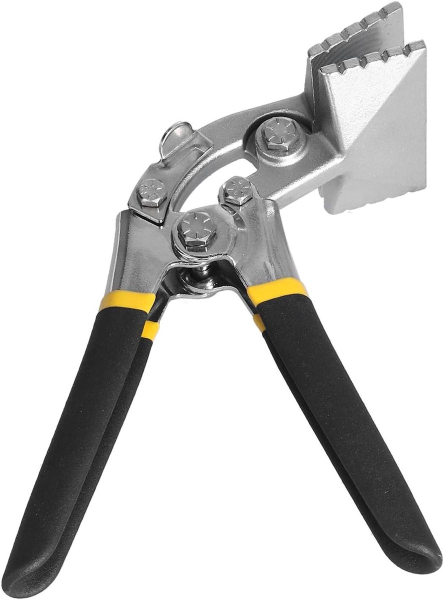 Plaatwerkbuiger - Handnaadtang - Metaal Bewerken - Chroom-vanadium staal - 80MM gebogen - Zilver