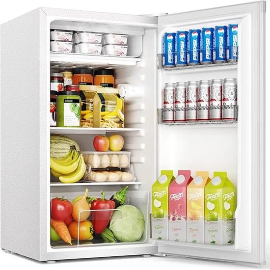 Novari Minikoelkast 91L Ultra Stil 38 dB Compact Koelkast 7-standen Temperatuurregeling No Frost