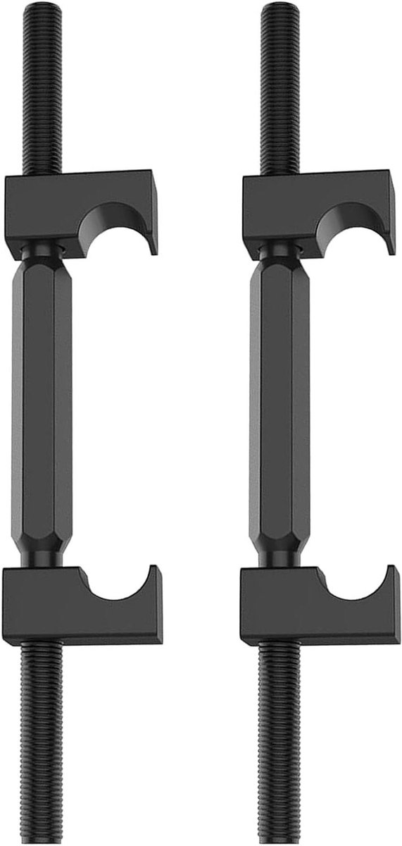 Veercompressor Gereedschap - Veerpoot Demonteer - Motor Onderhoud - U-vormige Grip - 1.72 Pond - Zwart