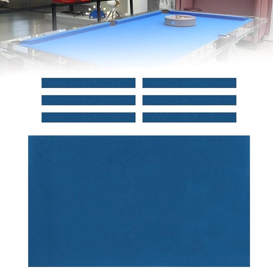 Pooltafelkleed - Biljartdoek - Sport Spel - Superieur rekvermogen - 7ft/8ft/9ft - Rood — afbeelding 5