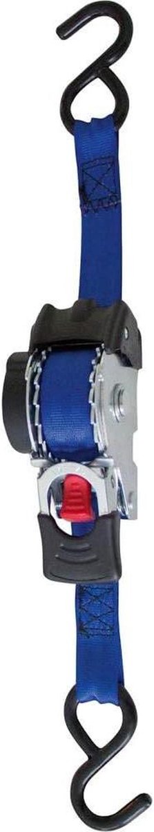 Spanband set - Automatisch sjorren - Veilig transport - Intrekbaar systeem - 3 meter - Zwart