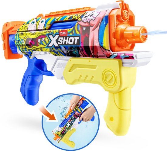 XSHOT Water Spongebob Hyperload Water Blaster by ZURU