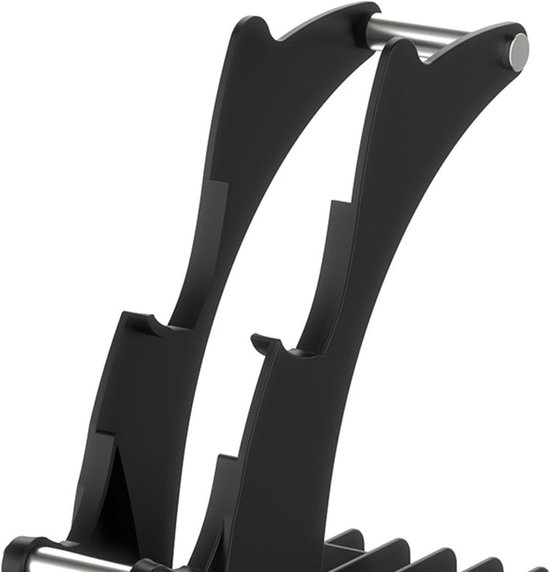 Controller Hoofdtelefoonstandaard - Gaming Accessoire - Gaming Setup Organiseren - Geïntegreerd Kabelbeheer - Opslag 6 Games - Zwart — afbeelding 4