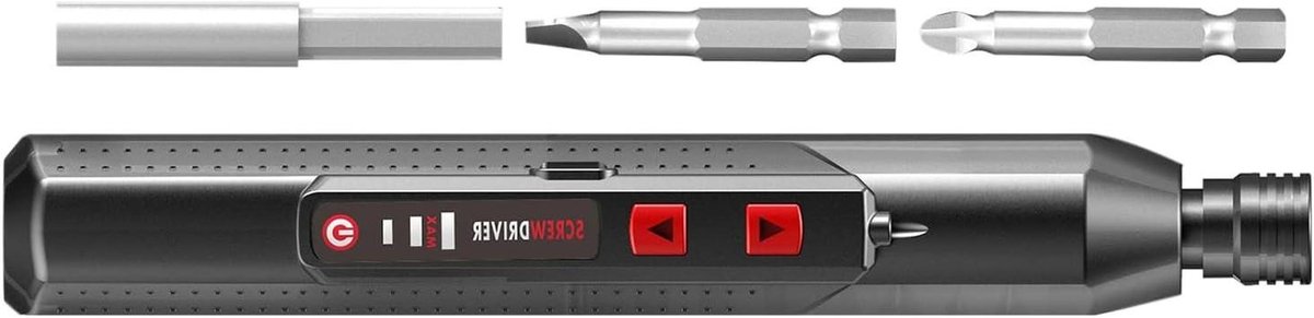 Elektrische Schroevendraaier - Pen Schroevendraaier - Meubel Montage - Intelligente Koppelregeling - 1500 mAh Batterij - Zwart